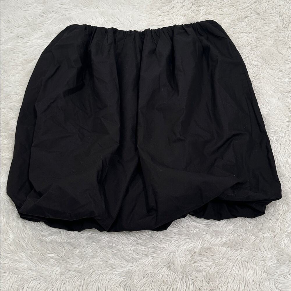 ASOS Black Midi Bubble Skirt